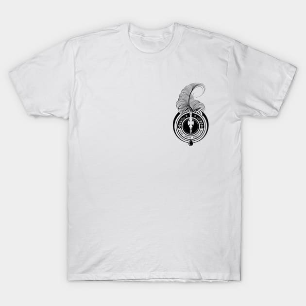 Writer's logo T-Shirt by vjvgraphiks